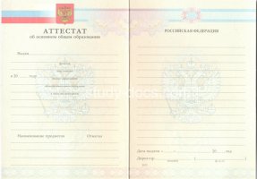 Аттестат за 9 класс 2007-2010 в Санкт-Петербурге